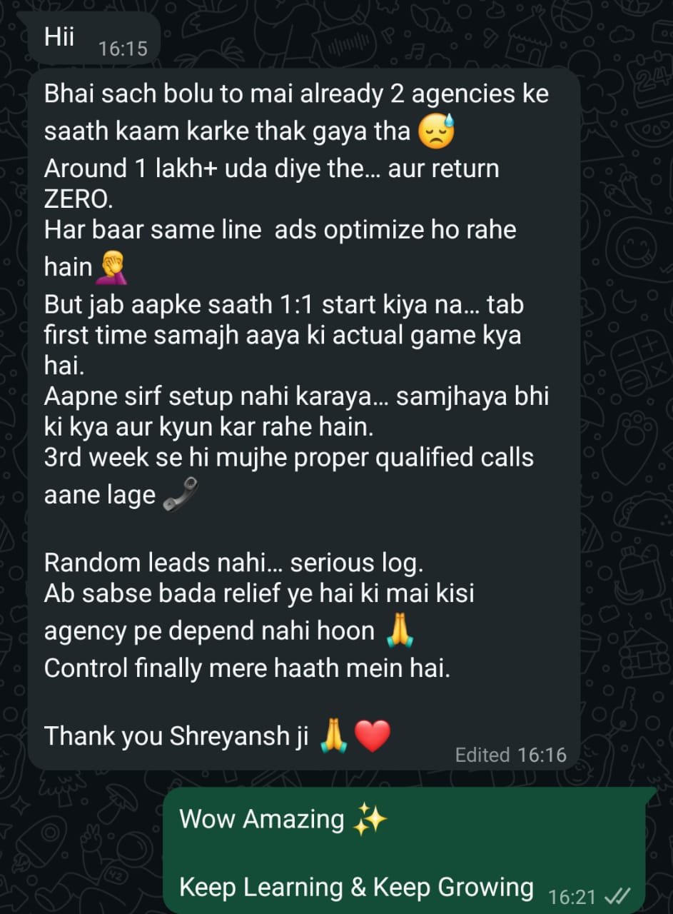 WhatsApp Testimonial